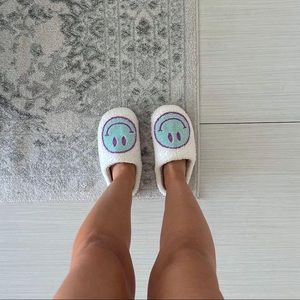 smiley face slippers